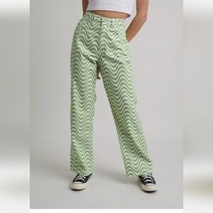 NWT The Ragged Priest Urban Ourfitters Bright Wave Jeans